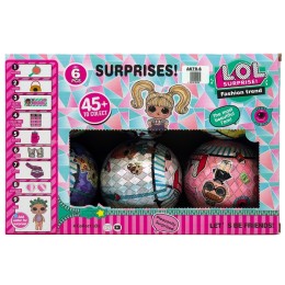LOL в шарах в наборе из 6-ти штук.29*20*10 см.1/60.Арт.A679-6
